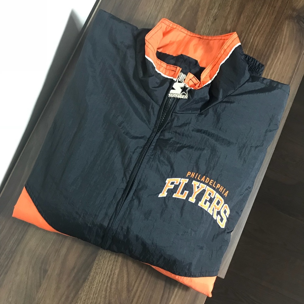 Vintage Philadelphia Flyers STARTER wind breaker